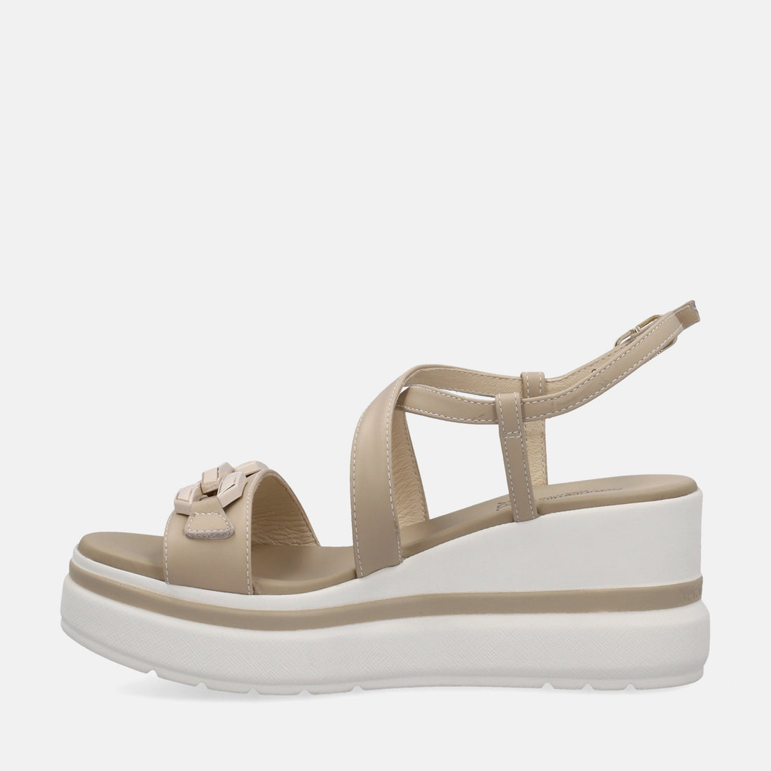 NERO GIARDINI SANDALI CON ZEPPA