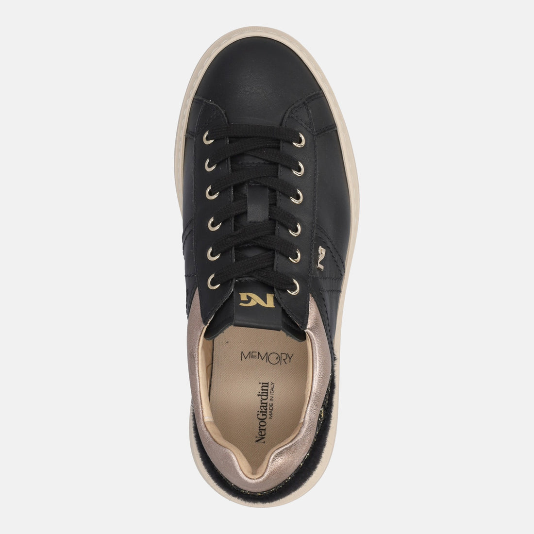 NERO GIARDINI SNEAKERS PLATFORM