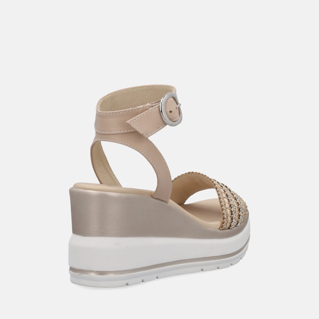 NERO GIARDINI SANDALI CON ZEPPA