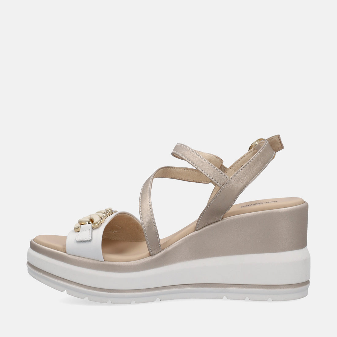 NERO GIARDINI SANDALI CON ZEPPA