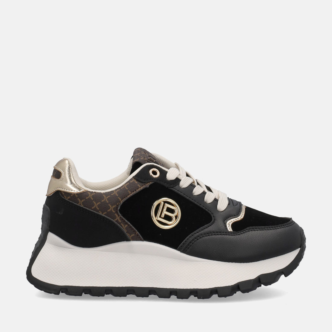 LAURA BIAGIOTTI SNEAKERS PLEATFORM