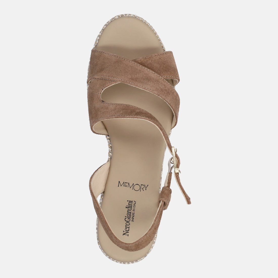 NERO GIARDINI SANDALI CON ZEPPA