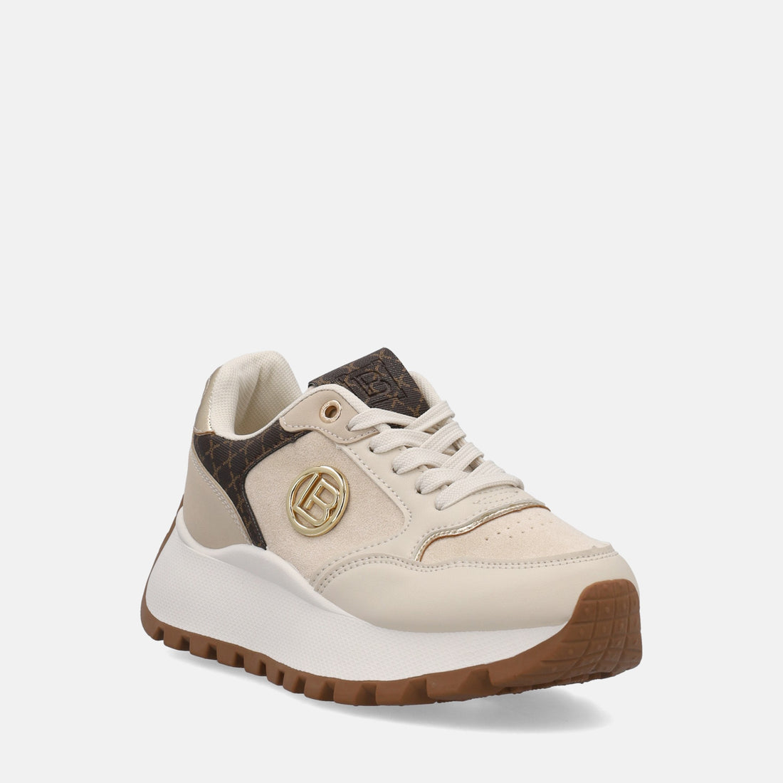 LAURA BIAGIOTTI SNEAKERS PLEATFORM