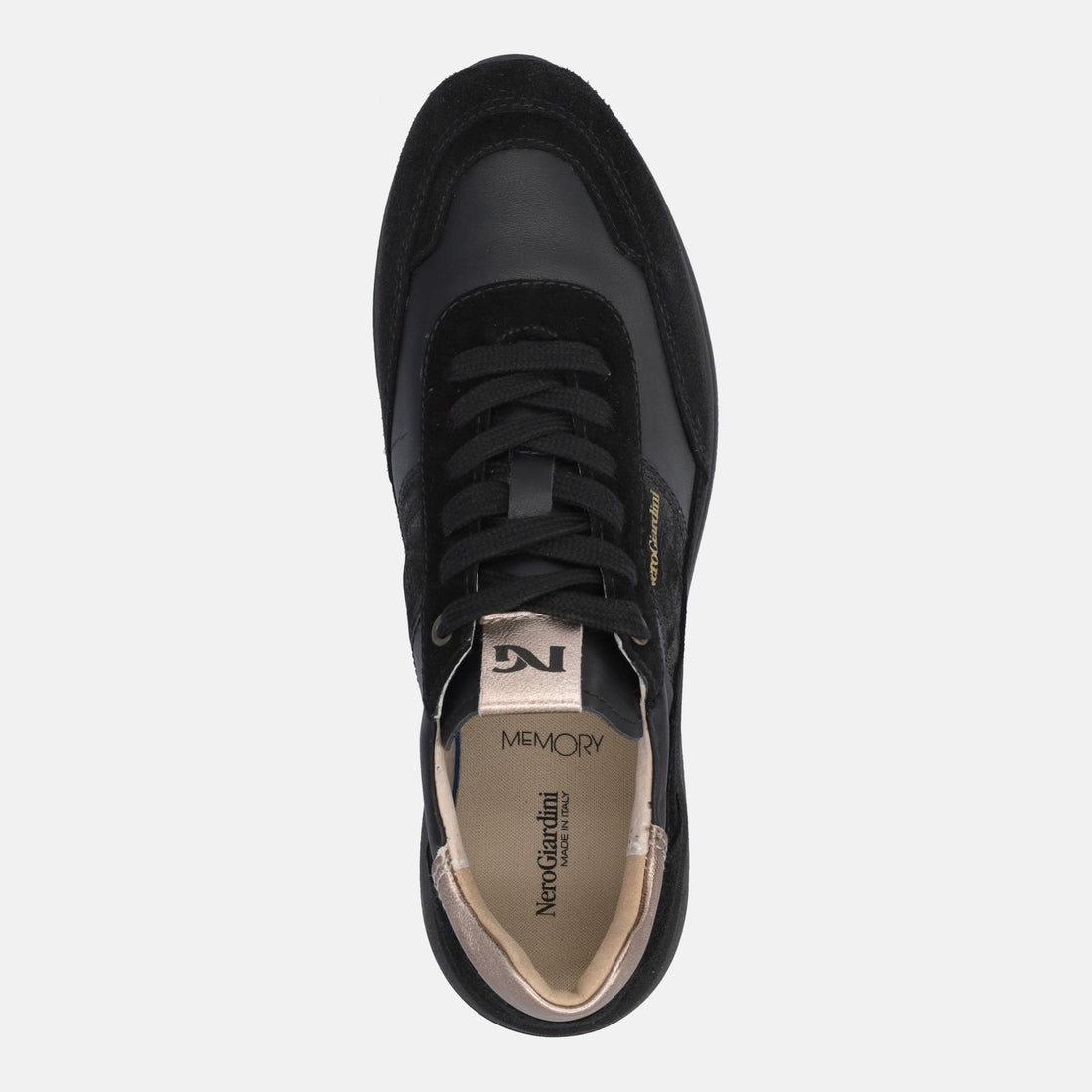 NERO GIARDINI SNEAKERS CON ZEPPA