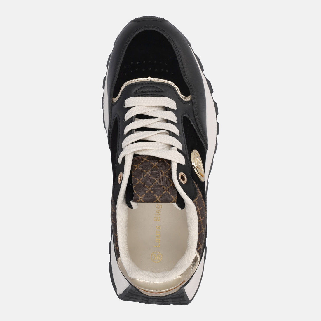 LAURA BIAGIOTTI SNEAKERS PLEATFORM
