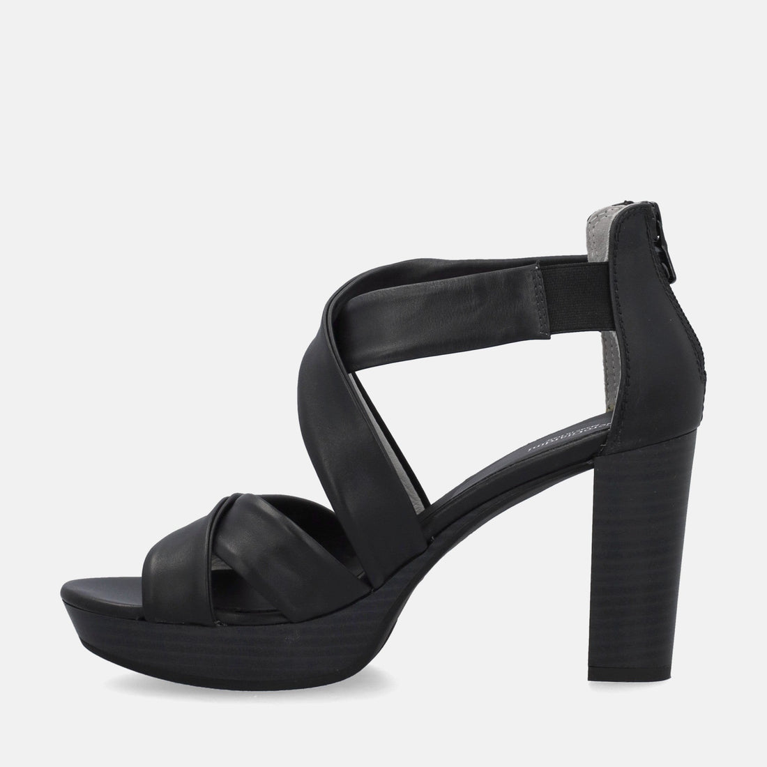 NERO GIARDINI SANDALI CON TACCO