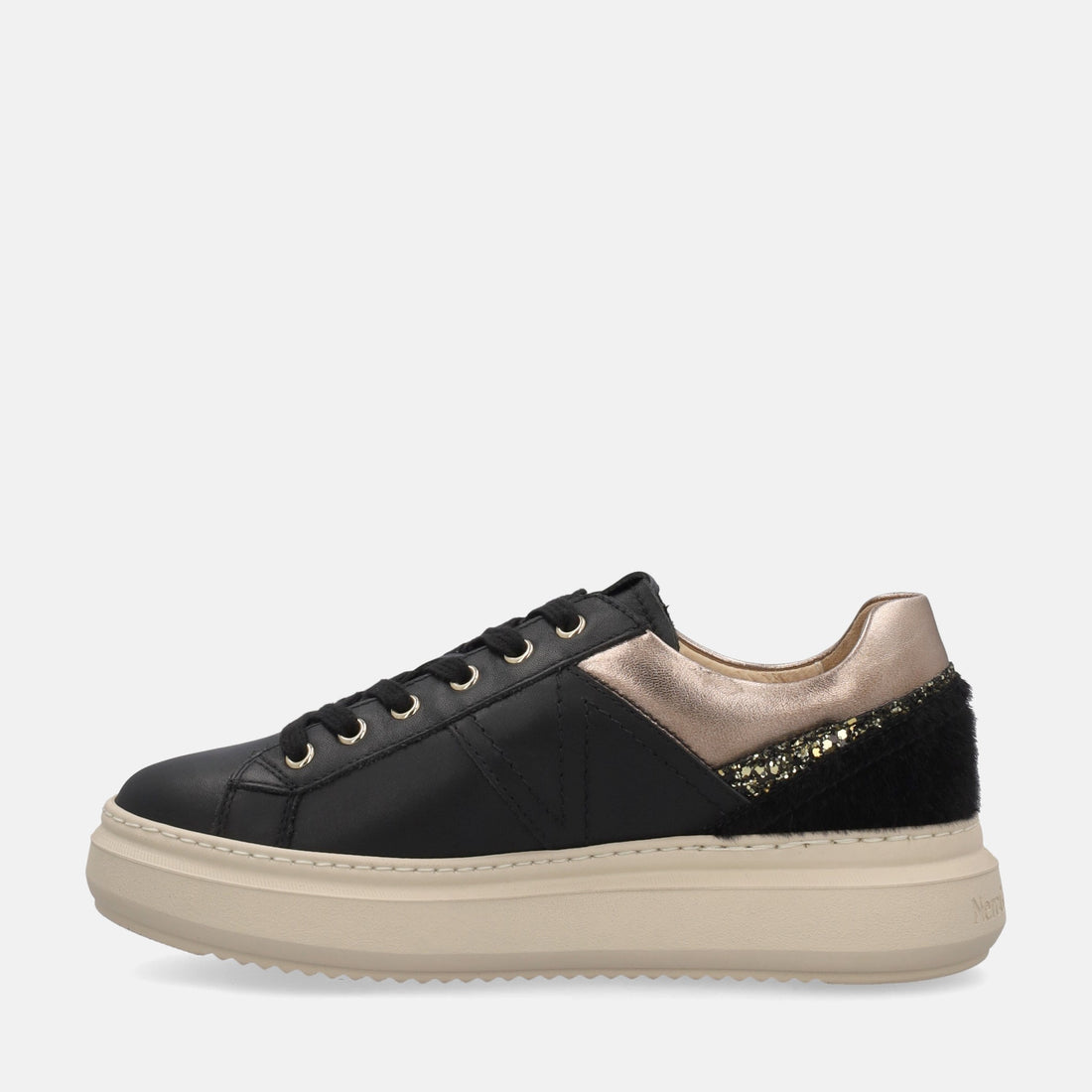 NERO GIARDINI SNEAKERS PLATFORM