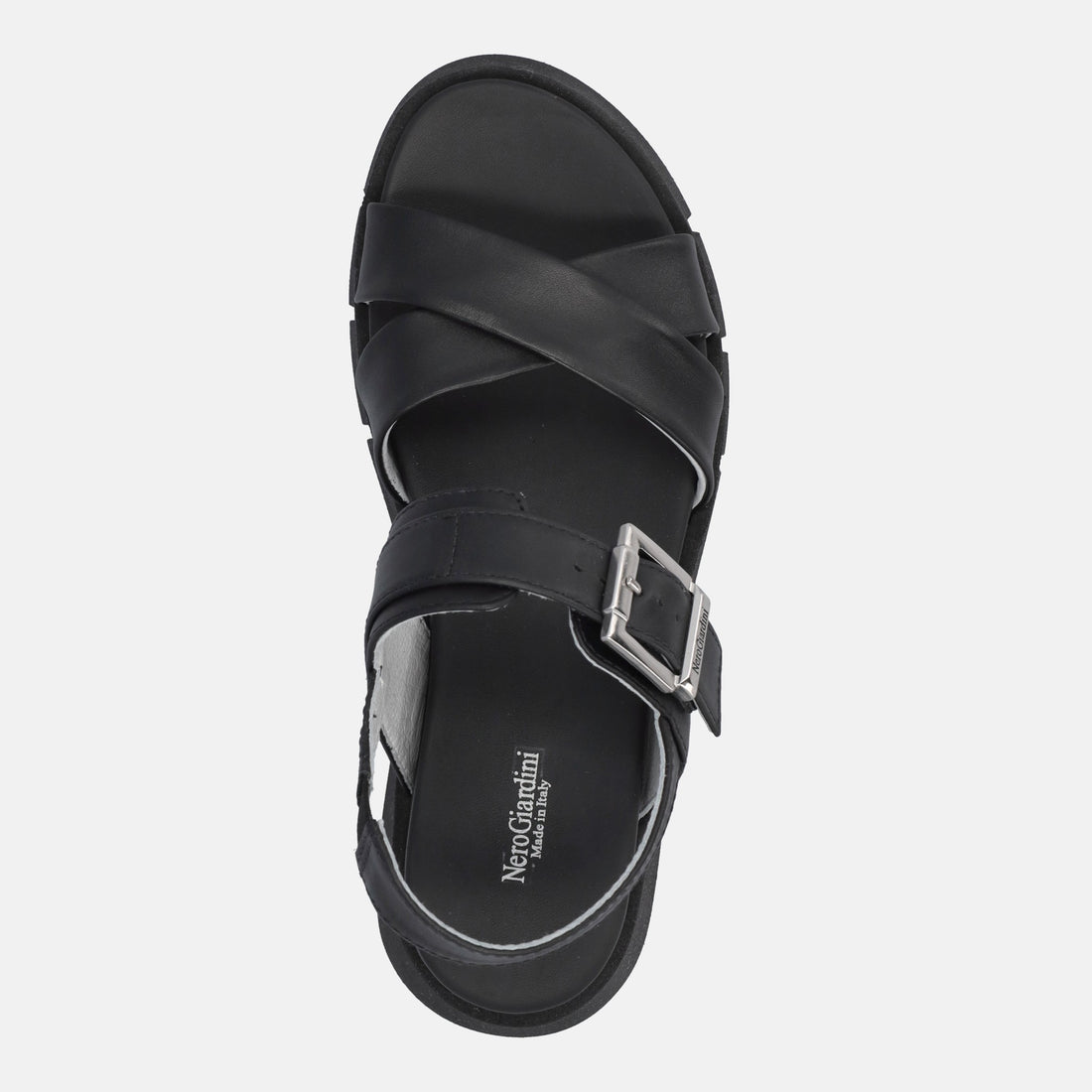 NERO GIARDINI SANDALI PLATFORM