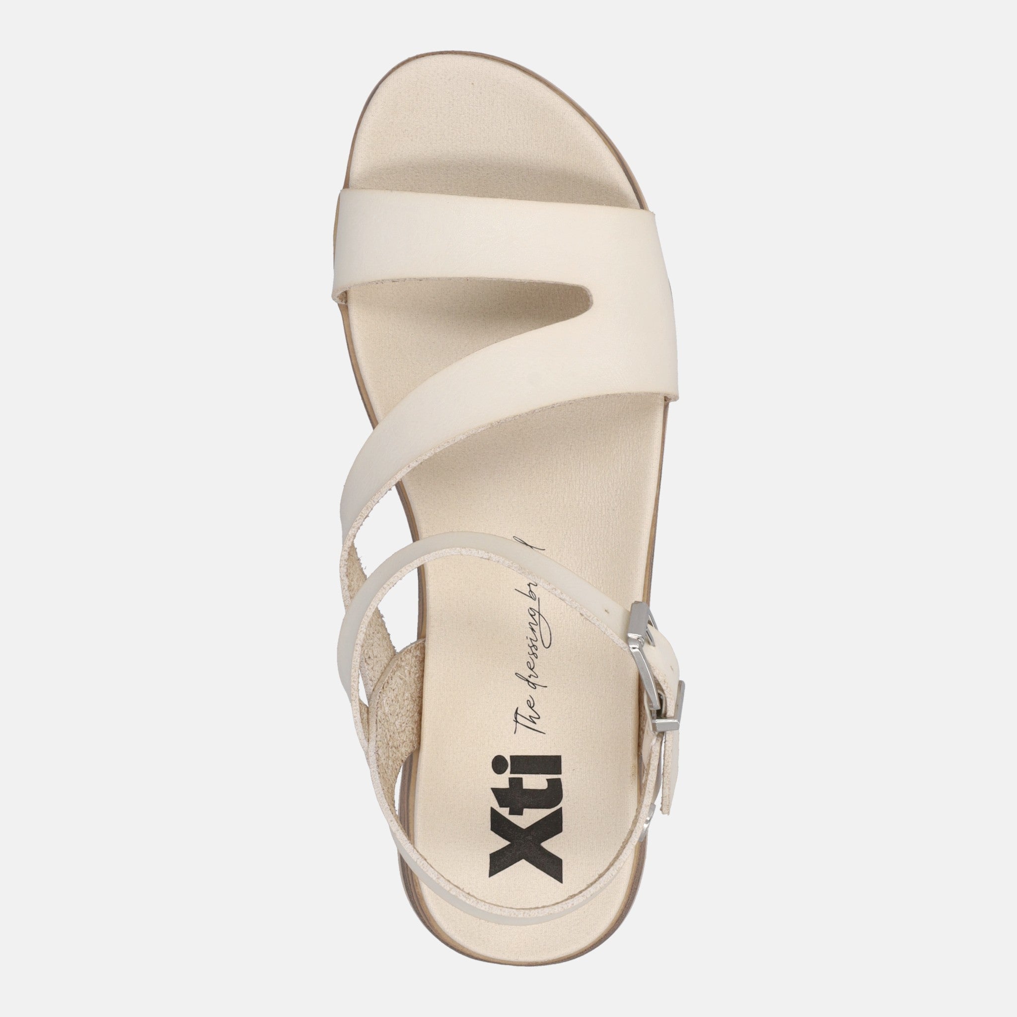 XTI Sandalo Donna Rafia Multicolore Suola Gomma Antiscivolo