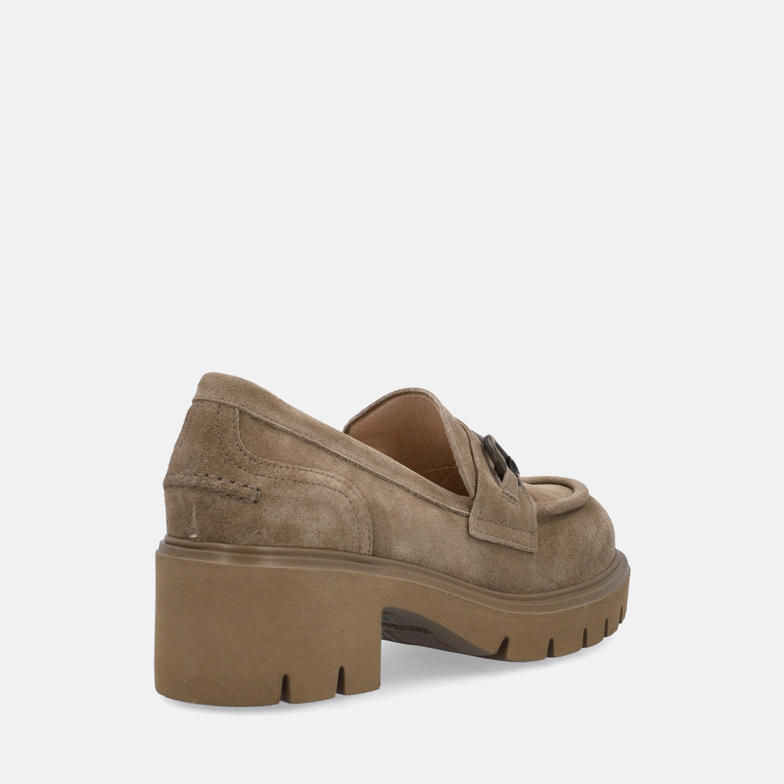 NERO GIARDINI MOCASSINI CON TACCO