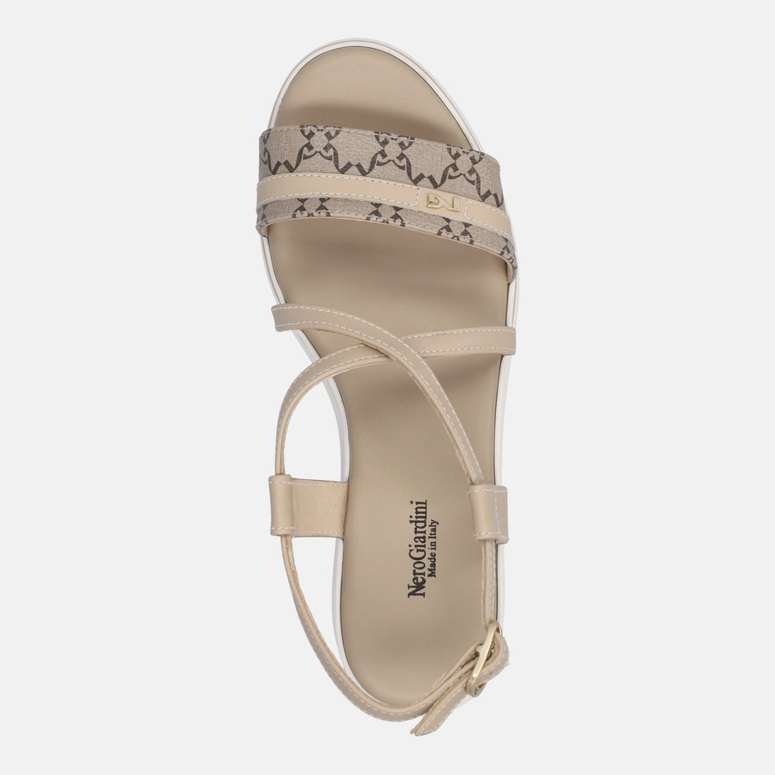 NERO GIARDINI SANDALI CON ZEPPA