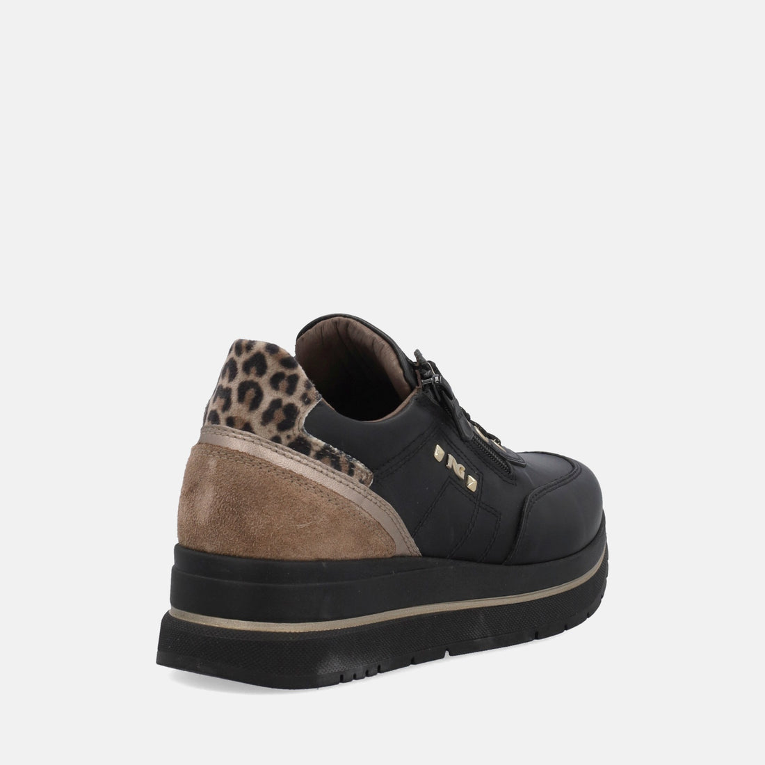 NERO GIARDINI SNEAKERS PLATFORM