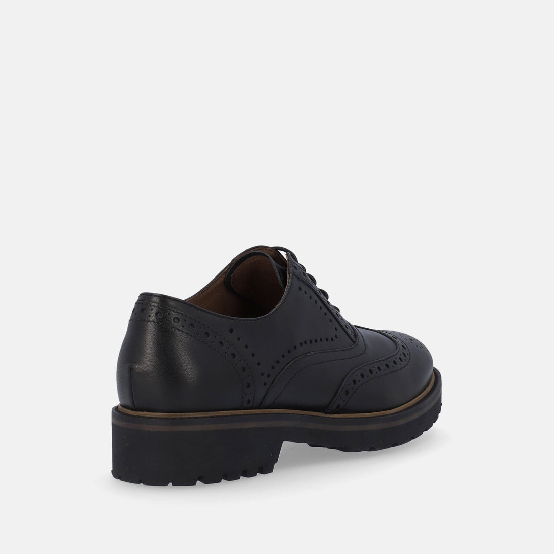 NERO GIARDINI SCARPA STRINGATA