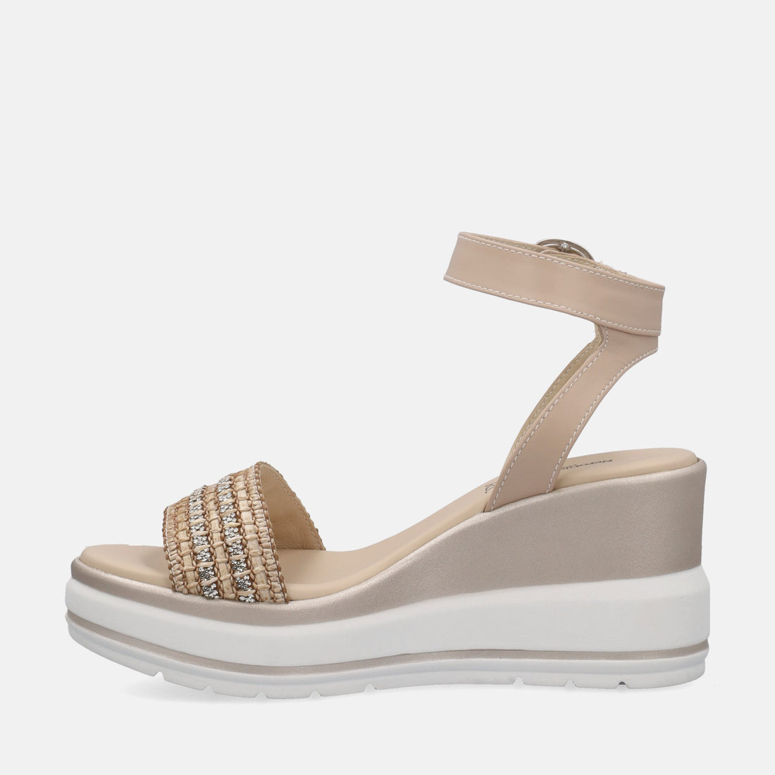 NERO GIARDINI SANDALI CON ZEPPA