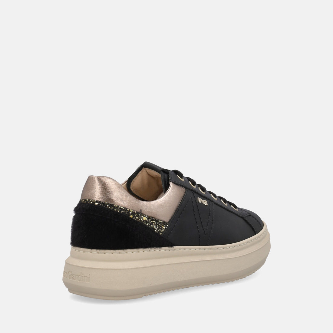NERO GIARDINI SNEAKERS PLATFORM