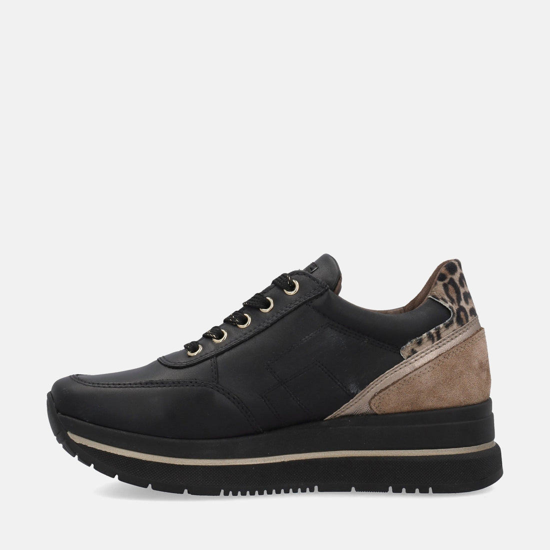 NERO GIARDINI SNEAKERS PLATFORM