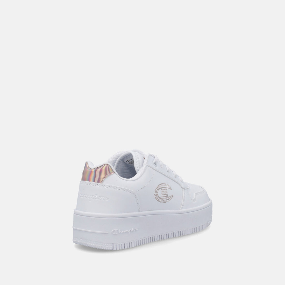 CHAMPION REBOUND PLATFORM GLITTER LOW CUT