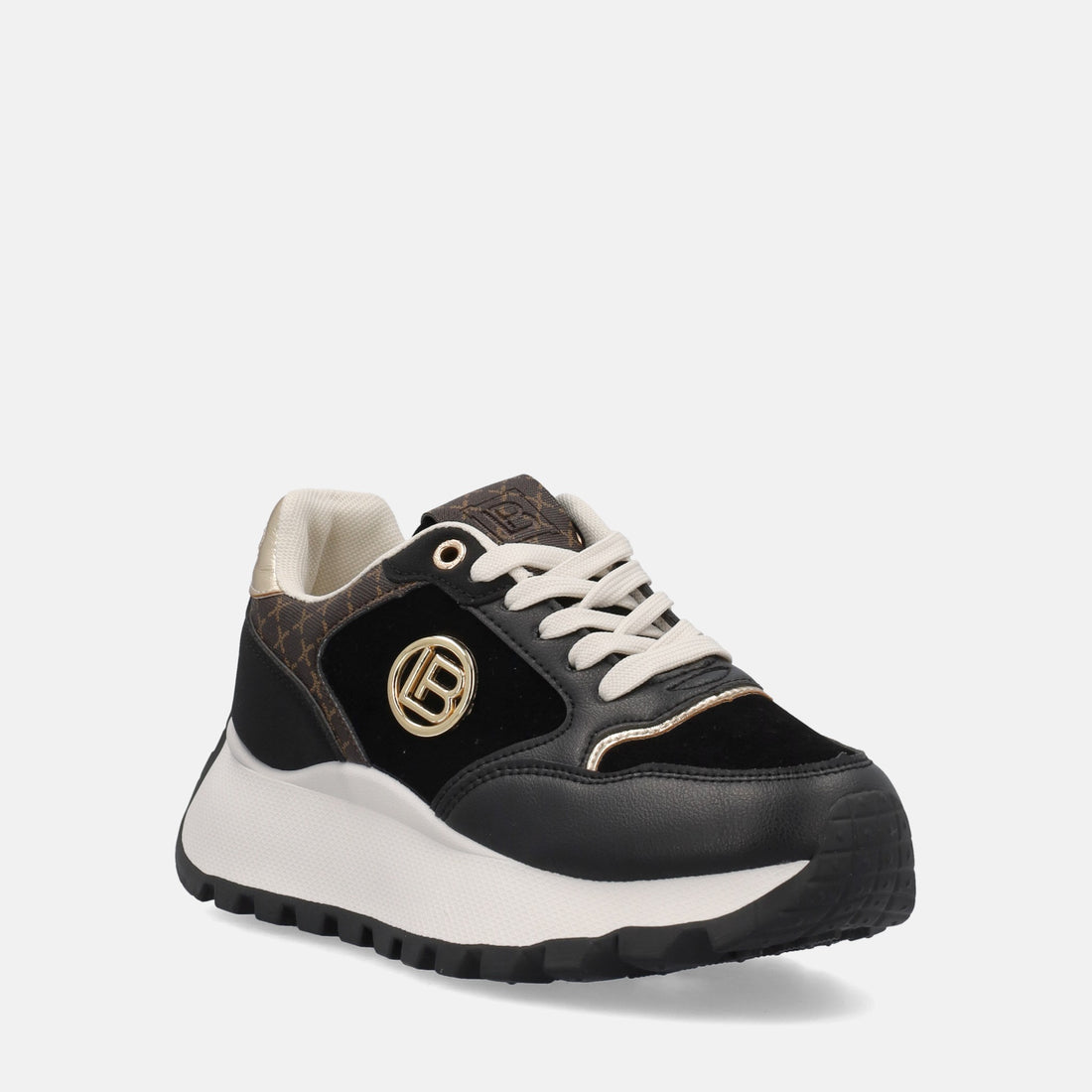 LAURA BIAGIOTTI SNEAKERS PLEATFORM