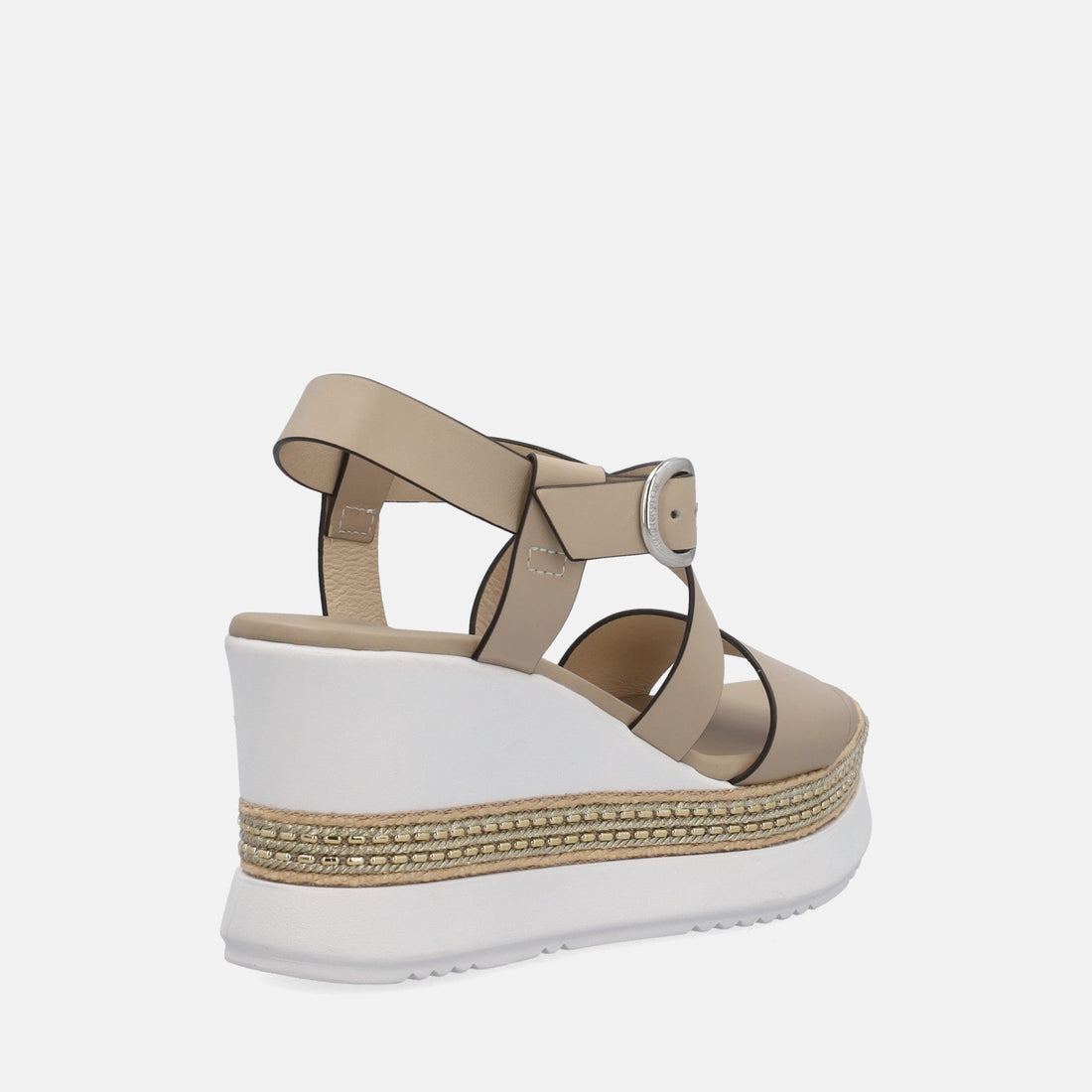 NERO GIARDINI SANDALI CON ZEPPA