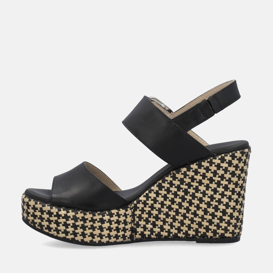 NERO GIARDINI SANDALI CON ZEPPA