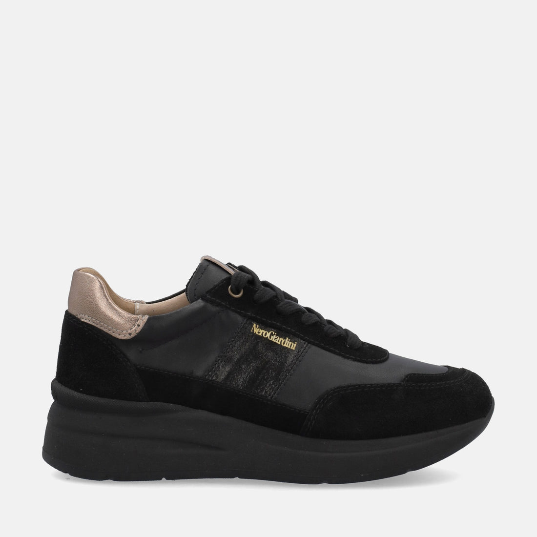 NERO GIARDINI SNEAKERS CON ZEPPA