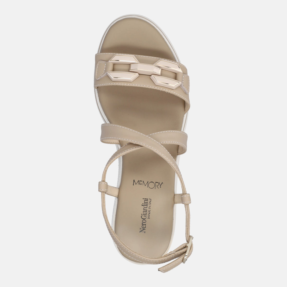 NERO GIARDINI SANDALI CON ZEPPA