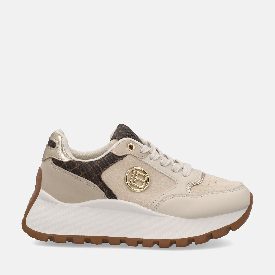 LAURA BIAGIOTTI SNEAKERS PLEATFORM