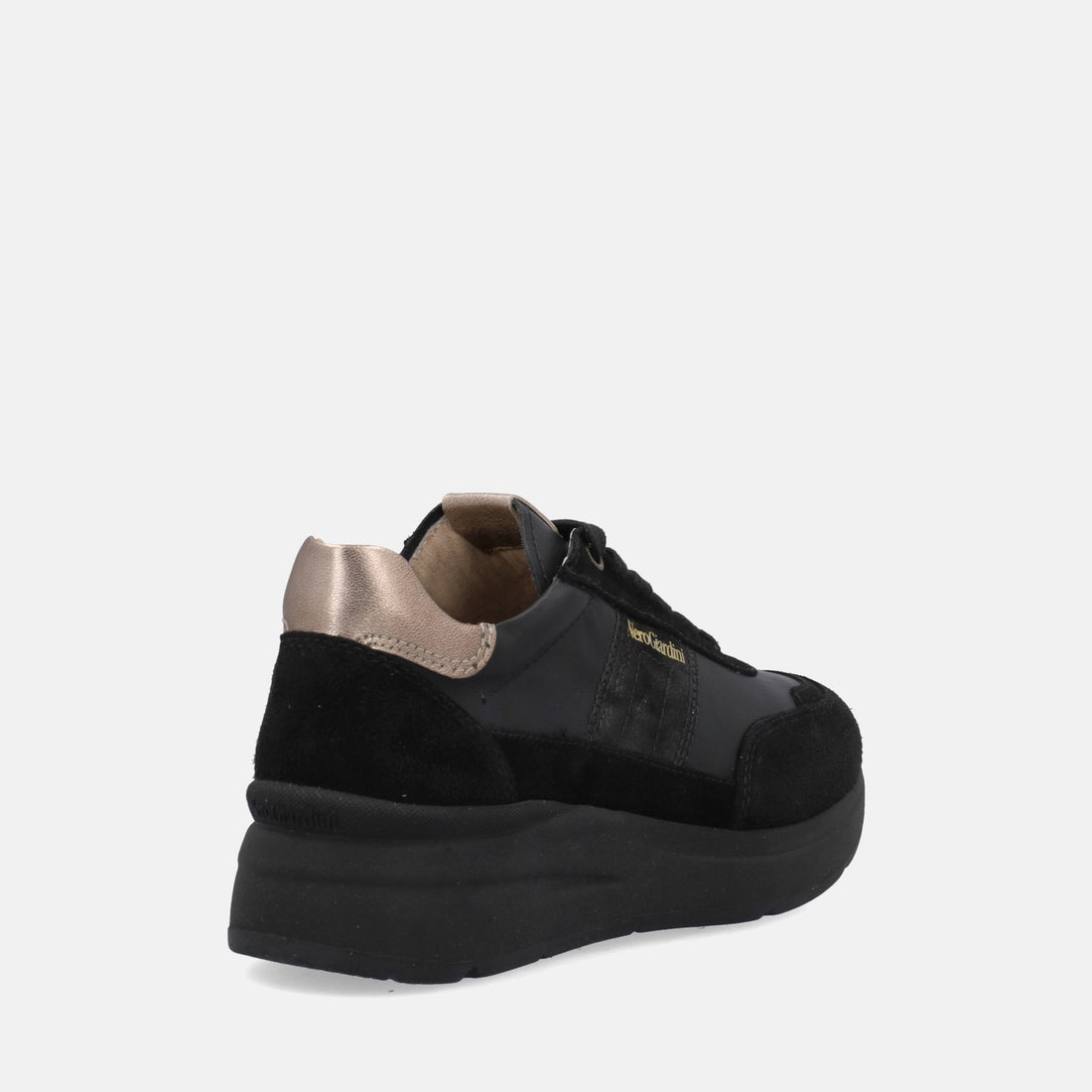 NERO GIARDINI SNEAKERS CON ZEPPA
