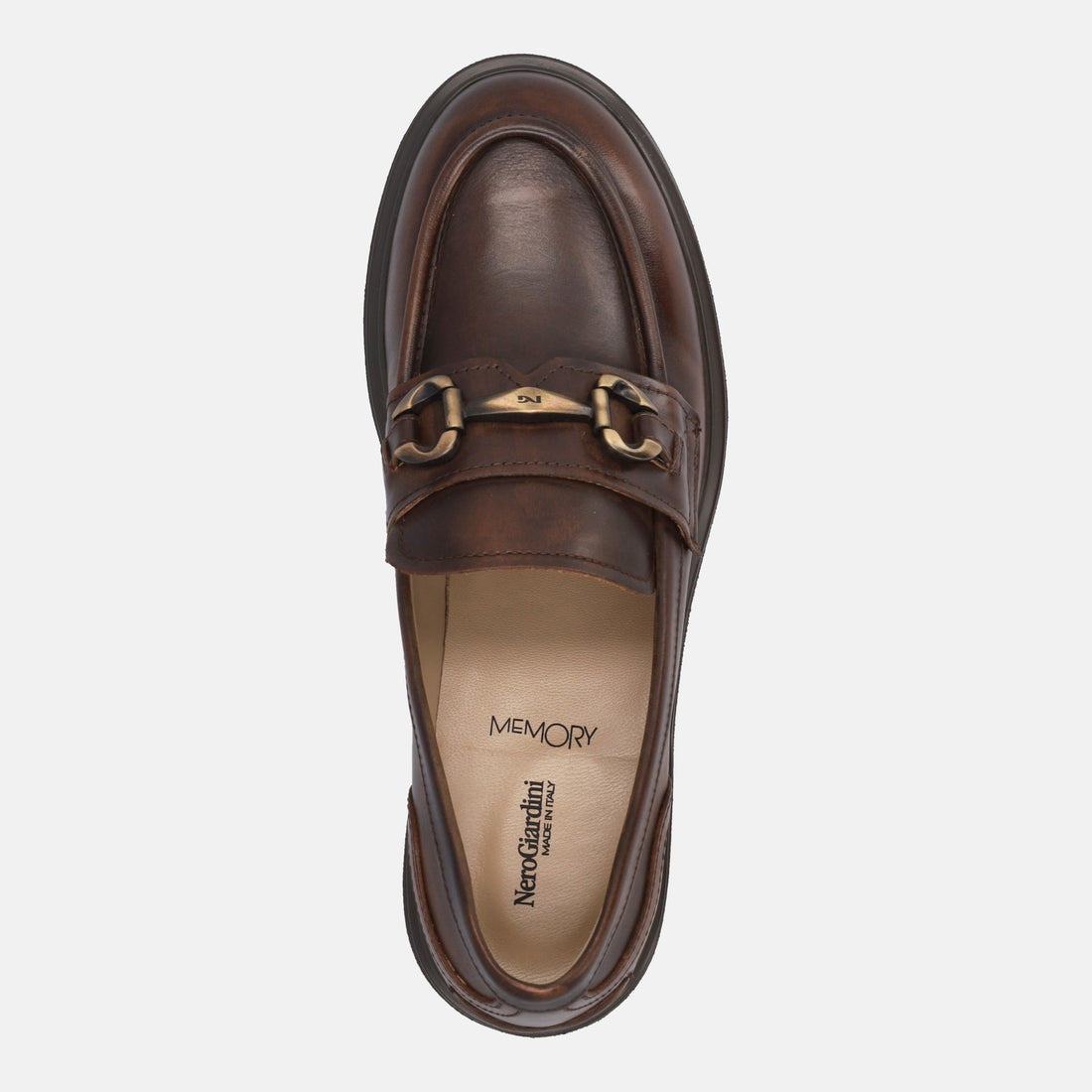 NERO GIARDINI MOCASSINI CON TACCO