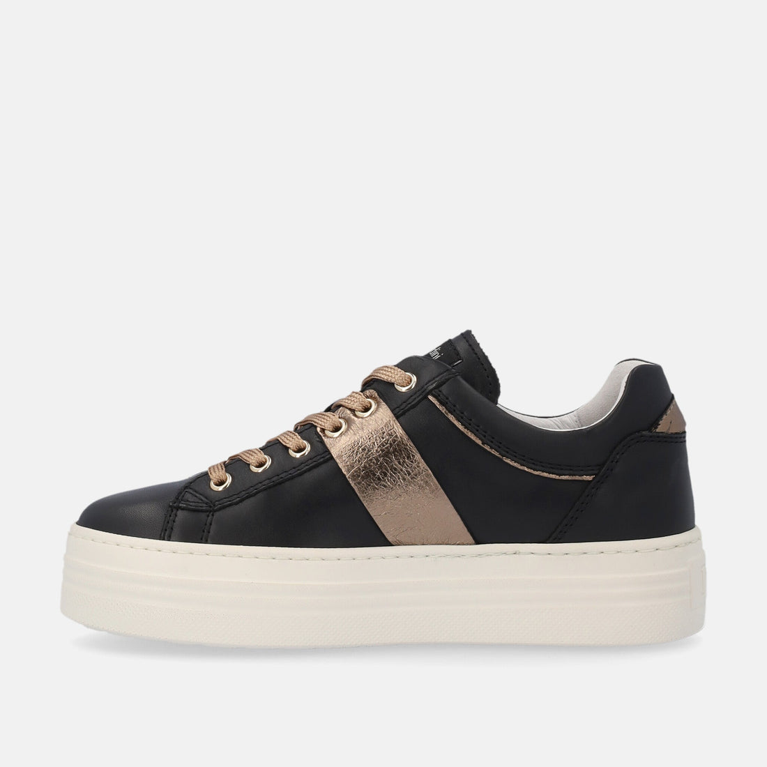 Sneakers donna in pelle Nero Giardini