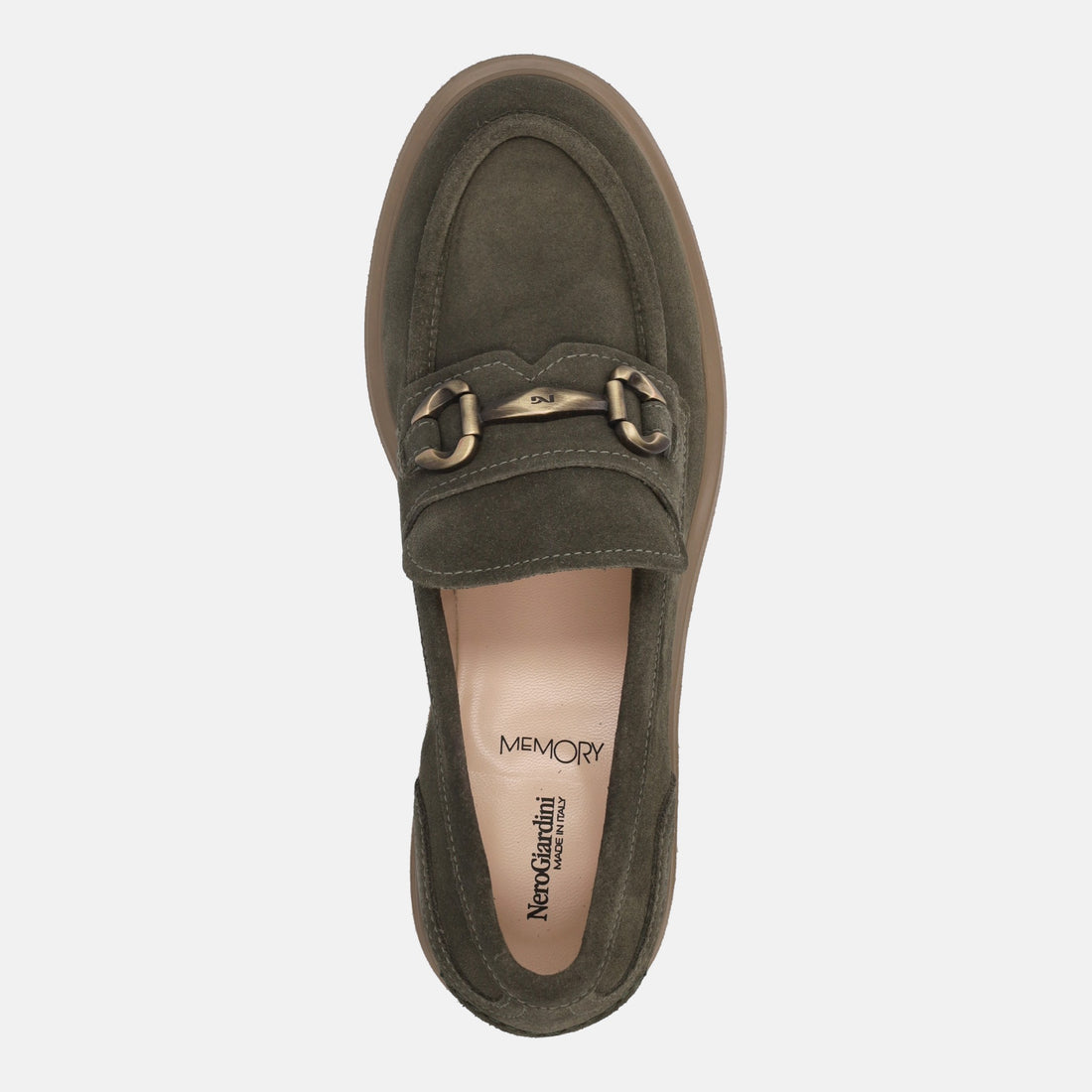 NERO GIARDINI MOCASSINI CON TACCO