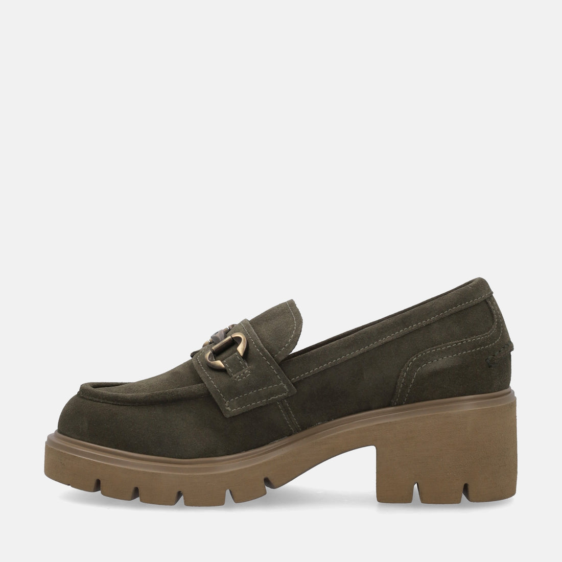 NERO GIARDINI MOCASSINI CON TACCO