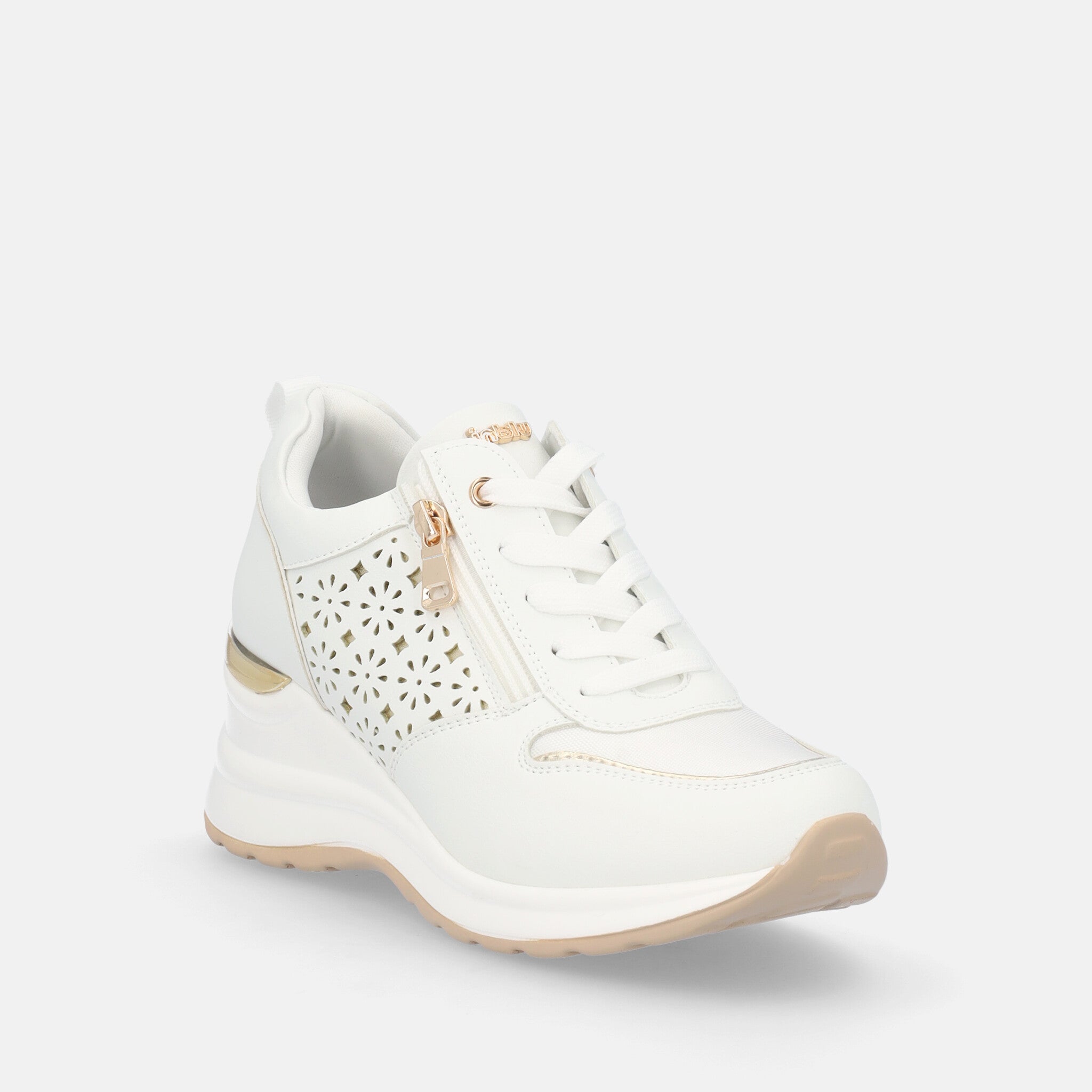 Sneakers basse hot sale con zeppa