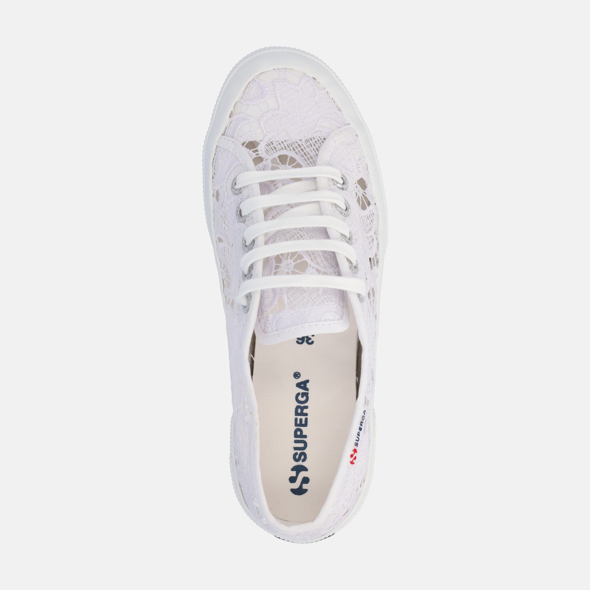 Scarpe superga sales pizzo macrame